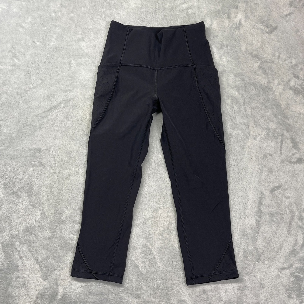 Lululemon Leggings Womess 23x19 Black Compression Tight Stuff Tight II Pull On